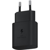 SAMSUNG 25W Fast Charger USB-C, Chargeur Noir, avec câble