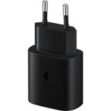 Samsung 25W Fast Charger USB-C, Chargeur Noir, avec câble