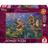 Schmidt Spiele Thomas Kinkade Studios: Disney Dreams Collection - Raiponce Enchevêtrée d'Amour, Puzzle 
