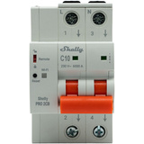 Shelly Pro 2CB C32, Protection Gris