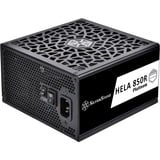SilverStone HELA 850R Platinum, alimentation modulaire 850 watt Noir, 3x PCIe, 4x PCIe, Gestion des câbles