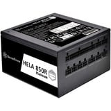 SilverStone HELA 850R Platinum, alimentation modulaire 850 watt Noir, 3x PCIe, 4x PCIe, Gestion des câbles