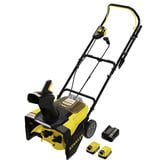 Stanley Souffleuse à neige sans fil (SCSNP460R2-QW), 36 Volts (2x18V), Souffleur de neige Noir/Jaune