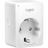 TP-Link Tapo P100 Prise intelligente 2300 W Blanc, Switch socket Blanc, Sans fil, Bluetooth / Wi-Fi, 2,4 MHz, 802.11b, 802.11g, Wi-Fi 4 (802.11n), Intérieure, Blanc