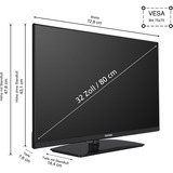 Telefunken  32" TV LED Noir