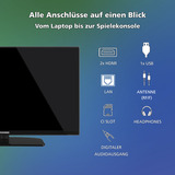 Telefunken  32" TV LED Noir