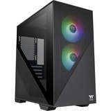 Thermaltake Divider 170 TG ARGB, Moyenne tour Noir, 1x USB-A 2.0 | 2x USB-A 3.2 (5 Gbit/s) | 1x Audio | Window-kit