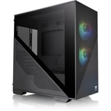 Thermaltake Divider 170 TG ARGB, Moyenne tour Noir, 1x USB-A 2.0 | 2x USB-A 3.2 (5 Gbit/s) | 1x Audio | Window-kit