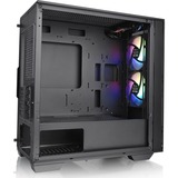 Thermaltake Divider 170 TG ARGB, Moyenne tour Noir, 1x USB-A 2.0 | 2x USB-A 3.2 (5 Gbit/s) | 1x Audio | Window-kit