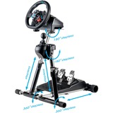 Wheel Stand Pro Deluxe V2 Logitech G29 + RGS, Support Noir