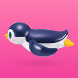 ZURU Pets Alive - Swimming Penguin, Figurine Pets Alive Swimming Penguin, Animal de bain, Garçon/Fille, 3 an(s), Couleurs assorties