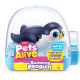 ZURU Pets Alive - Swimming Penguin, Figurine Pets Alive Swimming Penguin, Animal de bain, Garçon/Fille, 3 an(s), Couleurs assorties