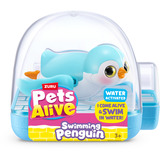 ZURU Pets Alive - Swimming Penguin, Figurine Pets Alive Swimming Penguin, Animal de bain, Garçon/Fille, 3 an(s), Couleurs assorties