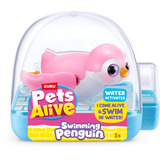 ZURU Pets Alive - Swimming Penguin, Figurine Pets Alive Swimming Penguin, Animal de bain, Garçon/Fille, 3 an(s), Couleurs assorties