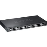 Zyxel GS2220-50-EU0101F commutateur réseau Géré L2 Gigabit Ethernet (10/100/1000) Noir, Switch Géré, L2, Gigabit Ethernet (10/100/1000), Grille de montage