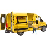 bruder MB Sprinter DHL avec chauffeur, Modèle réduit de voiture Jaune, 02671