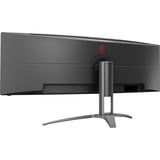 AOC AG493UCX2 49" Moniteur UltraWide gaming incurvé  Noir, 3x HDMI, DisplayPort, 3x USB-A, USB-C, 165 Hz