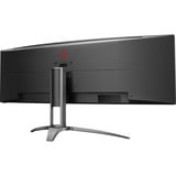 AOC AG493UCX2 49" Moniteur UltraWide gaming incurvé  Noir, 3x HDMI, DisplayPort, 3x USB-A, USB-C, 165 Hz