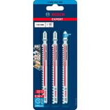 Bosch Expert 2608900560 Lames de scie sauteuse Carbone 3 pièce(s), Lame de scie Lames de scie sauteuse, Aluminium, Plastique, Acier inoxydable, Bois avec clous, Carbone, Acier inoxydable, 5 - 7, 3,5 mm