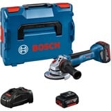 Bosch GWS 18V-10P PROFESSIONAL meuleuse d'angle 12,5 cm 9000 tr/min 1,9 kg Bleu/Noir, 9000 tr/min, 12,5 cm, Batterie, 1,9 kg, Moteur sans balai
