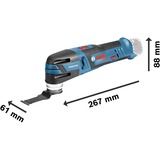 Bosch Multi-coupeur sans fil GOP 12V-28 Professional, 12Volt, Outil de multi fonction Bleu/Noir