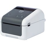 Brother TD-4410D- Imprimantes d'étiquettes professionnelle, Imprimante d'étiquettes Gris/Blanc, Thermique directe, 203 x 203 DPI, 203 mm/sec, Avec fil, Gris, Blanc