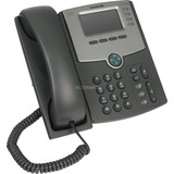 Cisco SPA 504G téléphone fixe LCD, Téléphone VoIP Téléphone IP, Combiné filaire, LCD, 128 x 64 pixels, Monochrome, G.711,G.722,G.726