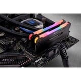 Corsair Vengeance RGB PRO 32 Go DDR4-3200 (2x 16 Go) mémoire vive Noir, CMW32GX4M2E3200C16, XMP 2.0