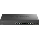D-Link DMS-1250-10S/E commutateur réseau Géré 2.5G Ethernet (100/1000/2500) Noir, Switch Noir, Géré, 2.5G Ethernet (100/1000/2500), Grille de montage