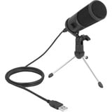 DeLOCK Microphone à condensateur USB Noir
