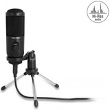 DeLOCK Microphone à condensateur USB Noir