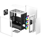 DeepCool CK560 boîtier midi tower Blanc | 2x USB-A | 1x USB-C | RGB | Verre Trempé