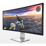 Dell UltraSharp U3415W Reconditionné 34" Moniteur UltraWide incurvé Noir/argent, 1x DisplayPort, 1x Mini DisplayPort, 1x HDMI, 4x USB-A