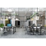 Digitus Châssis de table réglable en hauteur électrique, double moteur, 3 niveaux, Piètement Noir