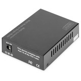Digitus Convertisseur de média Gigabit Multimode/Monomode SFP, Media Converter Noir