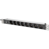 Digitus DN-95410-R, Multiprise Rouge/en aluminium