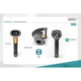Digitus Lecteur de codes-barres 2D portable Noir