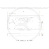 EKWB EK QuanRefl²Torrent DDC 4.2 PWM RGo Pl, Vase d'expansion Transparent