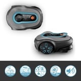 GARDENA Robot tondeuse smart SILENO free Set 800m² Gris/Turquoise