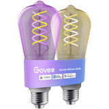 Govee Ampoule Edison intelligente E27 500lm (lot de 2), Lampe à LED 