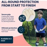 HUDORA Gants de gardien pour enfants, rouge, taille S Rouge/Blanc