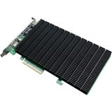 HighPoint SSD6204A contrôleur RAID PCI Express x8 3.0 8 Gbit/s, Carte d'interface PCI Express 3.0, PCI Express x8, 0, 1, 8 Gbit/s, 4 canaux, 920,585 h