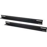 Inter-Tech 88887353 accessoire de racks, Rails Noir, Noir, Acier, 40 kg, 1U, 48,3 cm (19"), 55 mm