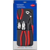 KNIPEX Jeu de pinces spécial force, Set de pinces Noir, outils livrés dans un emballage thermoformé à couvercle transparent