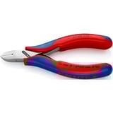 KNIPEX Pince coupante électronique 77 02 115, Tenailles de cran Rouge/Bleu