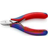 KNIPEX Pince coupante électronique 77 02 115, Tenailles de cran Rouge/Bleu