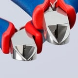 KNIPEX Pince coupante électronique 77 02 115, Tenailles de cran Rouge/Bleu