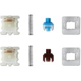 Keychron Gateron Cap V2 Blue Switch-Set, Switch pour clavier Bleu/transparent