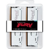 Kingston FURY FURY Beast 64GB 6400MT/s DDR5 CL32 DIMM (Kits de 2) White RGB EXPO, Mémoire vive Blanc, 64 Go, 2 x 32 Go, DDR5, 288-pin DIMM, Blanc