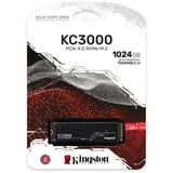 Kingston KC3000 1 To SSD Noir, SKC3000S/1024G, PCIe 4.0 NVMe, M.2 2280